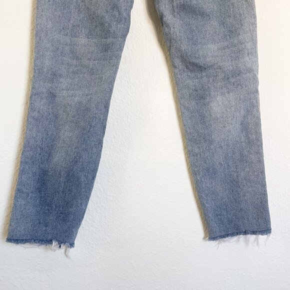 Cotton On High 90s high rise straight leg jeans with side stripes size 6 - Picture 7 of 10
